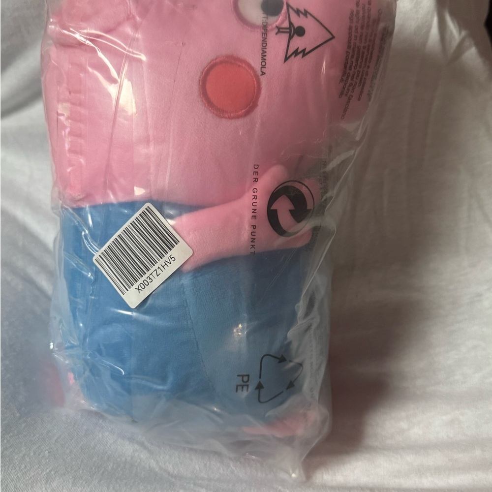 Peppa Pig 10” George plush with Green Dinosaur - Pink and Blue - Picture 2 of 2